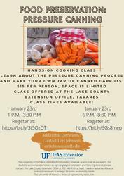 Food Preservation: Pressure Canning