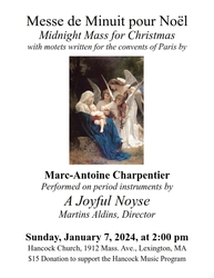 A Joyful Noyse Performs Charpentier’s Midnight Mass for Christmas