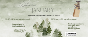 Friends of A.K. Smiley January 2024 Bag Sale!