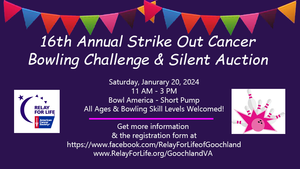 Strike Out Cancer Bowling Challenge 2024