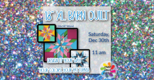 Wooden barn Quilt Craft Workshop