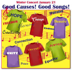 "Good Causes Good Songs!" The 25th Anniversary concert by the Teaneck Community Chorus