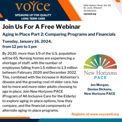 Free Webinar: Aging in Place: Programs and Financials