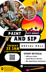 City Sunset - Paint and Sip at Social Hall in Tempe