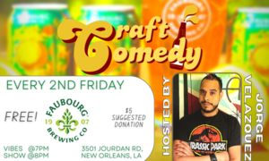 Craft Comedy at Faubourg Brewing Co.