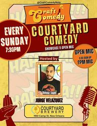 Courtyard Comedy: Showcase & Open Mic