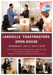 Toastmasters Open House