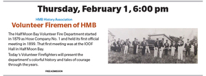 HMB HISTORY ASSOCIATION: VOLUNTEER FIREMEN OF HMB