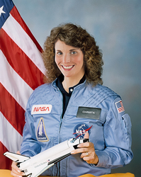 Multi media performance of "CHALLENGER: Soaring With Christa McAuliffe," Jan 27, 2 to 4 pm, Groton