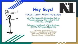 Open Rehearsal with The Naperville Men's Glee Club