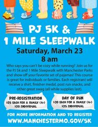 Manchester PJ 5k & 1 Mile Sleepwalk