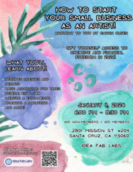 How to Start Your Small Business as an Artist!