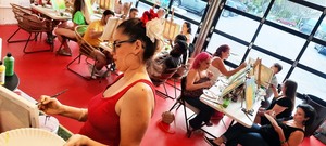 Paint and Sip at The Peach Art Collective