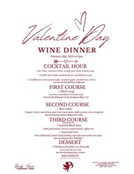 Valentine’s Day Wine Dinner at Hyatt Lodge Oak Brook