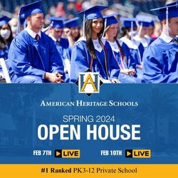 American Heritage Schools to Host Virtual and In-Person Spring Open Houses
