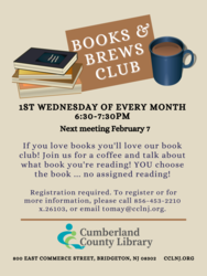 Book Club at Cumberland County Library
