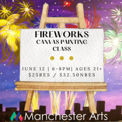 Fireworks Canvas Painting