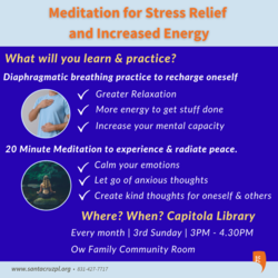 Meditation for Stress Relief and Increased Energy