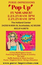 Purse-Impressions, a Cave Creek nonprofit will hold its 5th “Pop-Up” Purse & Jewelry Sale Fundraiser