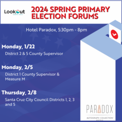 Santa Cruz County Spring Primary Election Forums