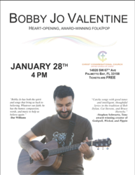 FREE Concert Featuring Bobby Jo Valentine