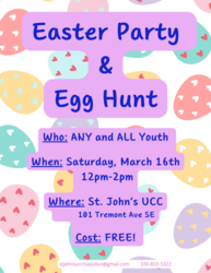 Youth Easter Party & Egg Hunt