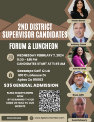 2nd District Supervisor Candidates Luncheon and Forum