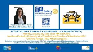 Rotary Club of Florence KY - NKU Athletics - AD Christina Roybal