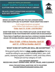 Craft Supplies Guve and Take