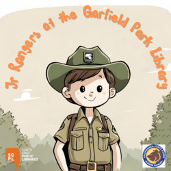 Jr Rangers at the Garfield Park Library