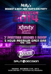 CELEBRATION 2014:  New Year's Eve at XFINITY Live!