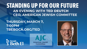 Standing Up for Our Future: An Evening With Ted Deutch, CEO American Jewish Committee
