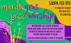 Mardi Gras Jazz Worship Service