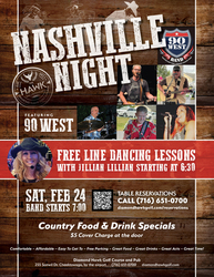 Nashville Night w/ 90 WEST at The Hawk!