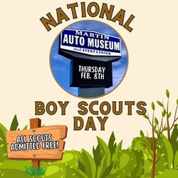 National Boy Scouts Day at the Martin Auto Museum