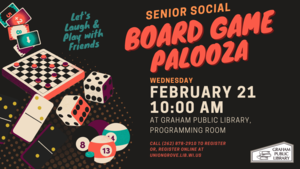 Senior Social: Board Game Palooza!