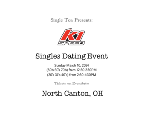 Single Ton: Canton. An in-person dating event for in real-life connection.