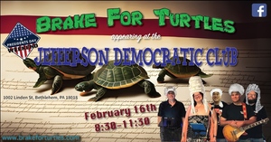 Brake For Turtles LIVE at The Jefferson Democratic Club