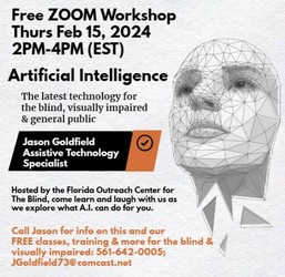 FREE ZOOM WORKSHOP ON A.I. TECHNOLOGY