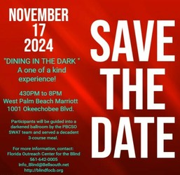 DINING IN THE DARK: SAVE THE DATE!
