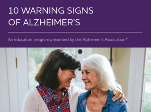 10 WARNING SIGNS OF ALZHEIMER’S