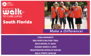Walk with Us to Cure Lupus South Florida - Lupus Research Alliance