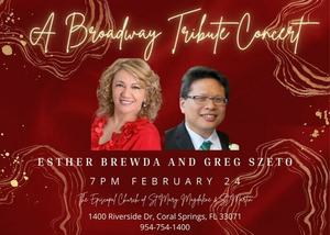 A Tribute to Broadway: An Evening with Ester Brewda & Greg Szeto