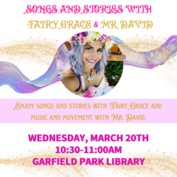 Songs and Stories with Fairy Grace and Mr. David