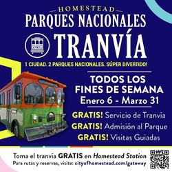 Homestead Trolley to Biscayne National Park & Homestead Bayfront Park