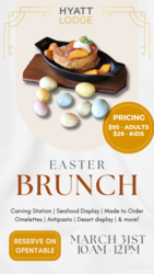 Easter Brunch at Hyatt Lodge Oak Brook