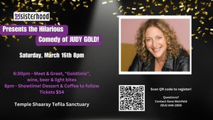 LAUGHTER IS THE BEST MEDICINE! Temple Shaaray Tefila in Bedford Corners to Host Fundraising Event.