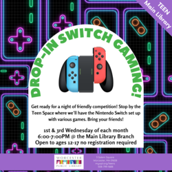 Teen Drop-In Switch Gaming