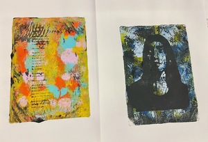 Connect & Create: Gel Plate Image Transfer Prints