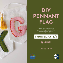 Teen Crafternoon: DIY Pennant Flag